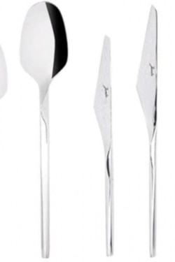 5100 Quartz 12 Kişilik 84 Parça Çatal Kaşık Bıçak Takımı, Gri