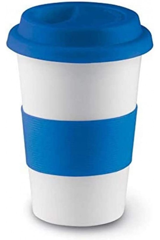 Tasse en porcelaine avec couvercle en silicone Unique Home Tasse en porcelaine avec couvercle en silicone Unique Home