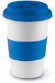 Tasse en porcelaine avec couvercle en silicone Unique Home Tasse en porcelaine avec couvercle en silicone Unique Home