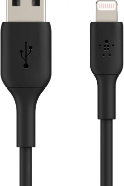 Lightning-Kabel (Boost Charge Lightning auf USB-Kabel für iPad, AirPods) MFi-zertifiziertes Ladekabel (1 m, schwarz)