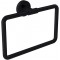 Piave Handtuchhalter rund, Mattschwarz, 212 mm