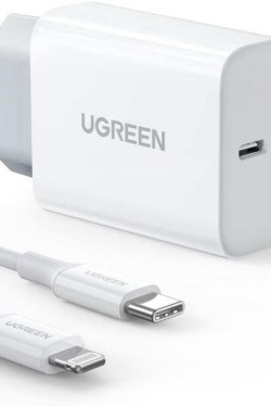 MFi-zertifiziertes USB-C-Ladegerät, USB-C-Lightning-Kabel, USB-C-Netzteil, 12, 12 Mini, 12 Pro, 12 Pro Max, 11, SE 2020, iPad Pro 2020, AirPods Pro usw. kompatibel mit