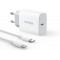 MFi-zertifiziertes USB-C-Ladegerät, USB-C-Lightning-Kabel, USB-C-Netzteil, 12, 12 Mini, 12 Pro, 12 Pro Max, 11, SE 2020, iPad Pro 2020, AirPods Pro usw. kompatibel mit