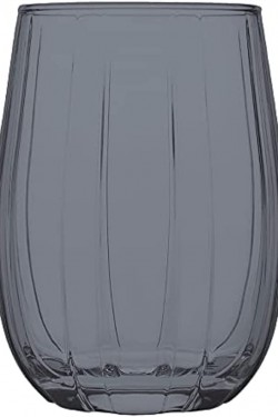 Verre à eau gris, 3 pcs 245 cc