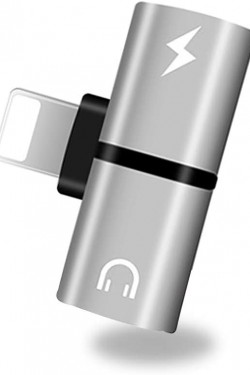 CDG-CNV43   Lightning 2 Port Çoklayıcı Dönüştürücü, Gümüş