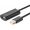 Active Wi-Fi amplifier with USB 2.0 Extension Cable, 5 Meters