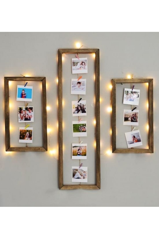 3lü Set Led Işıklı Ipli Mandallı Ahşap Fotoğraf Çerçevesi Fotoğraf Askısı 08002 hd279 3lü Set Led Işıklı Ipli Mandallı Ahşap Fotoğraf Çerçevesi Fotoğraf Askısı 08002 hd279