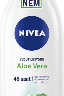 e Vera Vücut Losyonu, 400 ml, Normal / Kuru Ciltler için, Derinlemesine Nemlendirici Serum ve e Vera ile 48 Saat Nemlendirme
