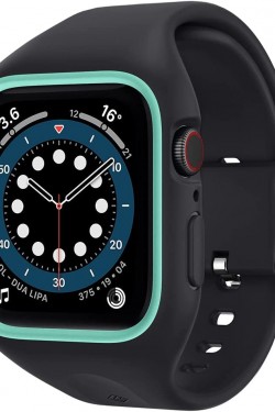 Caseology by   Watch Seri 6/SE/SE2/5/4 (44mm) ile Uyumlu Kılıf Nano Pop Prune Charcoal - ACS02082