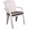 Green Ecru Special Single Bottom Zippered Cushion
