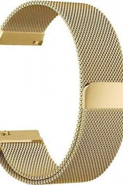 Relógio GT2 42 mm com pulseira magnética de metal dourada