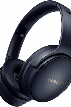 Bose Quiet 45 – Kabellose Around-Ear-Kopfhörer mit Geräuschunterdrückung, (exklusiv bei Amazon), Mitternachtsblau