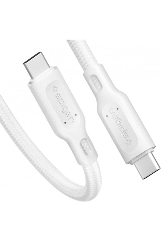 DuraSync USB-C to USB-C 60W Fast Charge and 480mb/s Data Rate Cable (1.5 Meters) C11C1 White - 000CA25703 DuraSync USB-C to USB-C 60W Fast Charge and 480mb/s Data Rate Cable (1.5 Meters) C11C1 White - 000CA25703