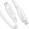 DuraSync USB-C to USB-C 60W Fast Charge and 480mb/s Data Rate Cable (1.5 Meters) C11C1 White - 000CA25703