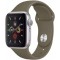 Piili  Watch Slikon Kordon - 38-40 mm | 2-3-4-5-SE Uyumlu Slikon Kayış Koyu Gri