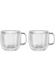 Sorrento Double Glass Cappucino Glas mit Henkel S, 450 ml, Glas, Klarglas Sorrento Double Glass Cappucino Glas mit Henkel S, 450 ml, Glas, Klarglas