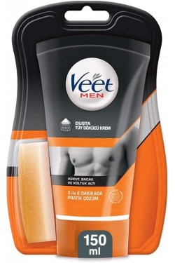 Crème démaquillante pour la douche pour hommes pour le corps, les jambes et les aisselles 150 ml