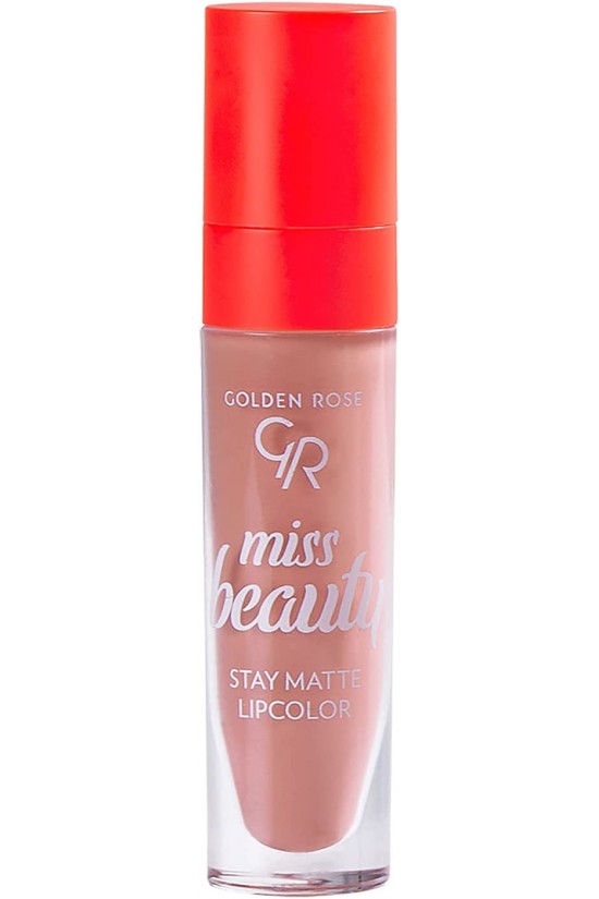 Miss Beauty Stay Matte Lipcolor Ruj No:01 Blush Nude Miss Beauty Stay Matte Lipcolor Ruj No:01 Blush Nude