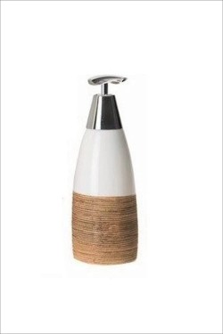 Flour 416 Soap Holder (White-Brown)