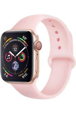 2125205342 Pulseira de silicone colorida clássica para relógio 40 mm rosa