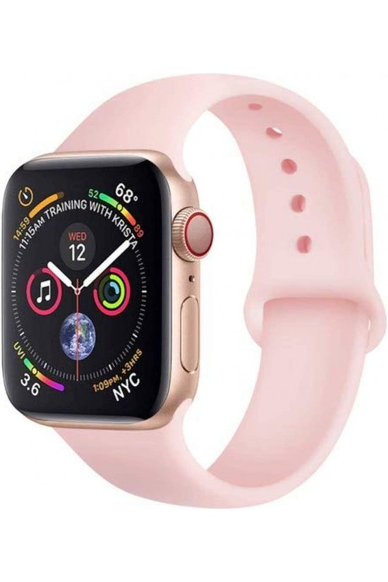 2125205347 Watch 42 MM İçin Klasik Renkli Silikon Kordon-Kayış Pembe 2125205347 Watch 42 MM İçin Klasik Renkli Silikon Kordon-Kayış Pembe