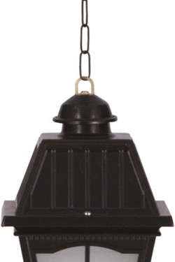 68039 Bahçe Fener Sarkıt, 60 w, Siyah