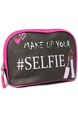 Make-Up Selfie Yazılı Çanta