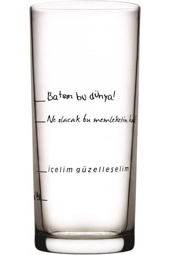 Içelim Güzelleşelim Rakı Bardağı, 205 ml, 6 Parça Içelim Güzelleşelim Rakı Bardağı, 205 ml, 6 Parça