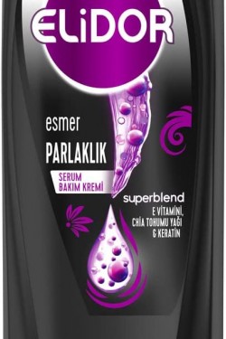 Superblend Sérum Crème de Soin Brillance Brune Vitamine E Huile de Graines de Chia Kératine (400 ml)