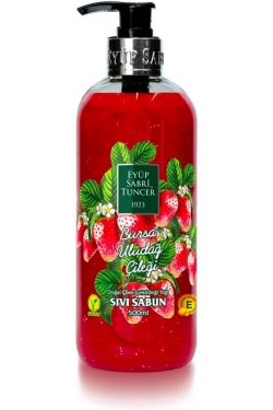 Bursa Uludağ Çileği Sıvı Sabun Pet Şişe (500 ml)