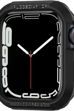 Watch Seri 8/7/6/SE/SE2/5/4 (40mm / 41mm) ile Uyumlu Kılıf Rugged Armor Black - 061CS24480