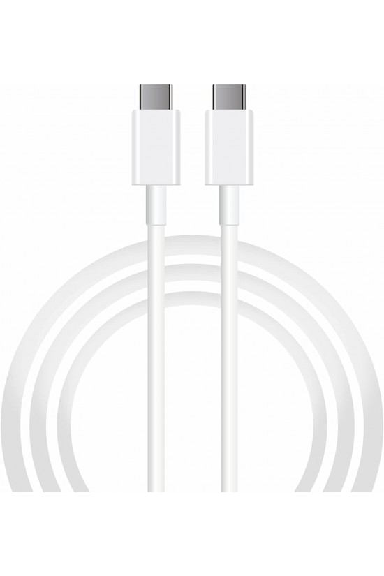 Winex SX261M 3A 45W Type-C vers Type-C Câble de données et de charge rapide de 1 mètre Blanc Winex SX261M 3A 45W Type-C vers Type-C Câble de données et de charge rapide de 1 mètre Blanc