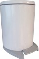 Cigo Pedallı Çöp Kovası 6Lt Beyaz Iç Kısım Gri M-E41-01-07