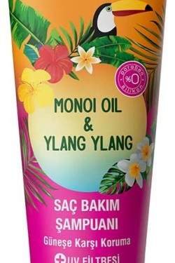 Care Monoï Oil & Ylang Ylang Hair Care Shampoo 1 Pack (1 x 250 ml)