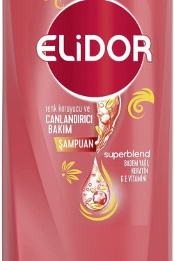 Superblend Saç Bakım Şampuanı Renk Koruyucu ve Canlandırıcı Bakım Badem Yağı Keratin E Vitamini 500 ML