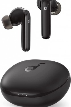 Soundcore by Life P3 TWS-Kopfhörer mit multiaktiver Geräuschunterdrückung, bis zu 35 Stunden Hörzeit, AI-verstärkte Anrufe, kabelloses Laden, Bluetooth 5.2 – Schwarz