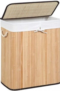Naturel Bambu Çamaşır Sep Mega Boy HMNV333-SVR NATUREL