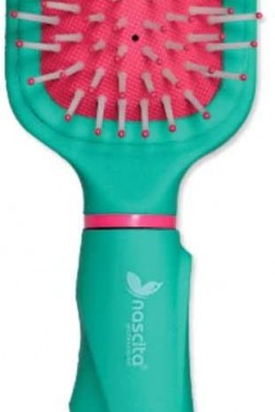 Milas Hair Brush Blue Purple Handle Boxed