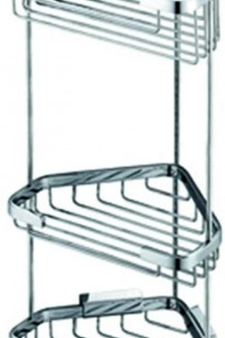 Draht-Seifenspender Material Corner Triple Chrome 3050 0020