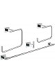 Essentials Aksesuar S 4 Parça Krom-40778001 Essentials Aksesuar S 4 Parça Krom-40778001
