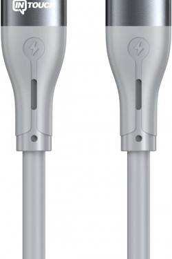 Câble de charge et de données Fleet Type-C vers Type C 65W PD, 2 mètres - Gris
