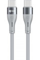 Câble de charge et de données Fleet Type-C vers Type C 65W PD, 2 mètres - Gris Câble de charge et de données Fleet Type-C vers Type C 65W PD, 2 mètres - Gris