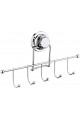 Metal Vakumlu Beşli Askılık Krom Metal Vakumlu Beşli Askılık Krom
