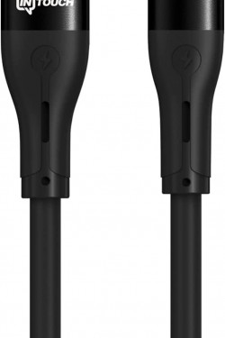 Câble de charge et de données Fleet Type -C Lightning 65W PD, 1 mètre - Noir