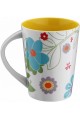 6028 Dekor Mug Bardak Sarı 6028 Dekor Mug Bardak Sarı