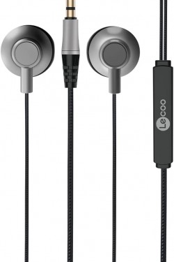 EH101 3,5-mm-Klinkeneingang, Rauschunterdrückung, Hintergrundklang-Einstellfeld, Stereo-HD-Hintergrund, High-Definition, breite Kompatibilität, Sound, Sport, Business, In-Ear-Hintergrund-Kopfhörer, Schwarz