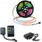 Mehrfarbiger, musik- und geräuschempfindlicher RGB-LED-Lichtstreifen, 5 m