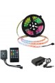 Mehrfarbiger, musik- und geräuschempfindlicher RGB-LED-Lichtstreifen, 5 m Mehrfarbiger, musik- und geräuschempfindlicher RGB-LED-Lichtstreifen, 5 m