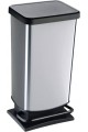 P Çöp Kutusu, Metalik Gri, 40L P Çöp Kutusu, Metalik Gri, 40L