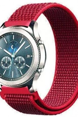 Galaxy Watch 46mm Kayışı Kaliteli Hasır Örme Kordon Kayış